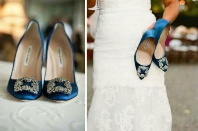 Zapatos azul rey. - 3