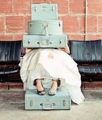 Viajar con el vestido.