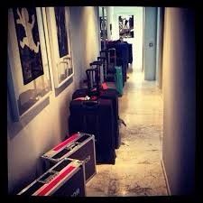 Viajar con el vestido.