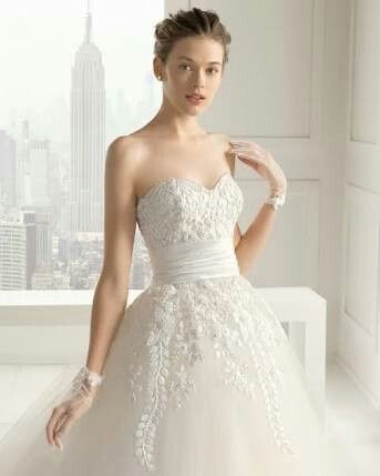 Qué tipo de vestido de novia se usa con guantes - 10