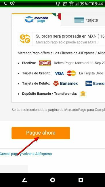 Ayuda, ¿cómo realizó el pago en AliExpres? - 1