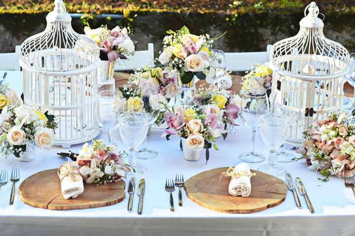 idea para mesa de postres