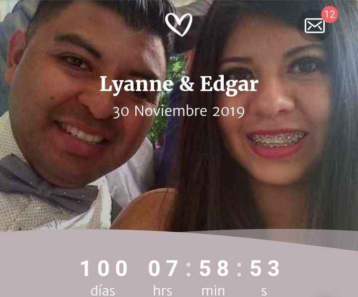 100 días para unir nuestras vidas ❤️👰🤵 - 1