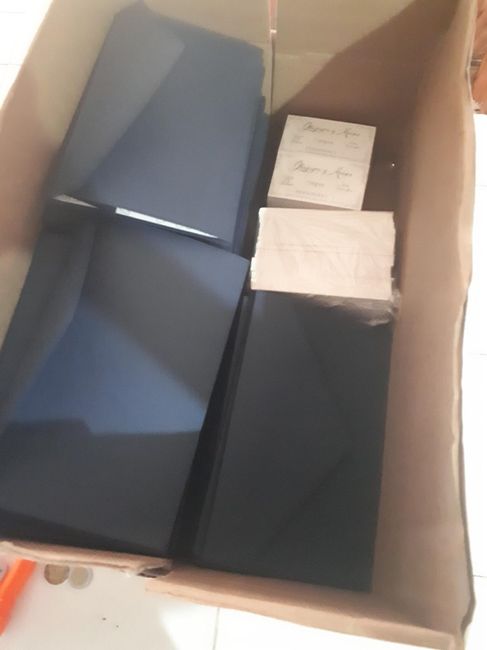 esperando ser armadas