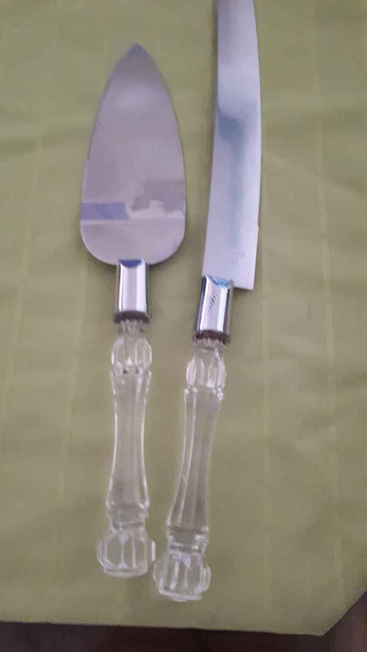 palitica y cuchillo para pastel 