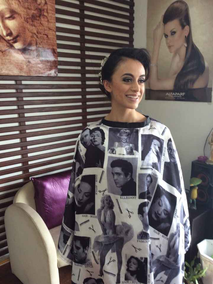 prueba peinado y maquillaje