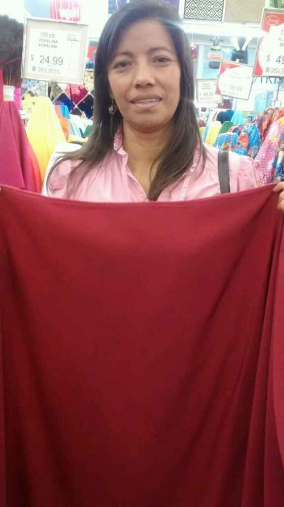 Dilema con mi tela color marsala - 2