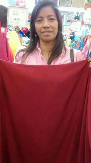 Dilema con mi tela color marsala - 2