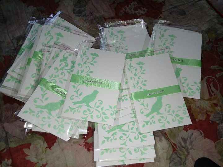 Miren como quedaron mis invitaciones - 1