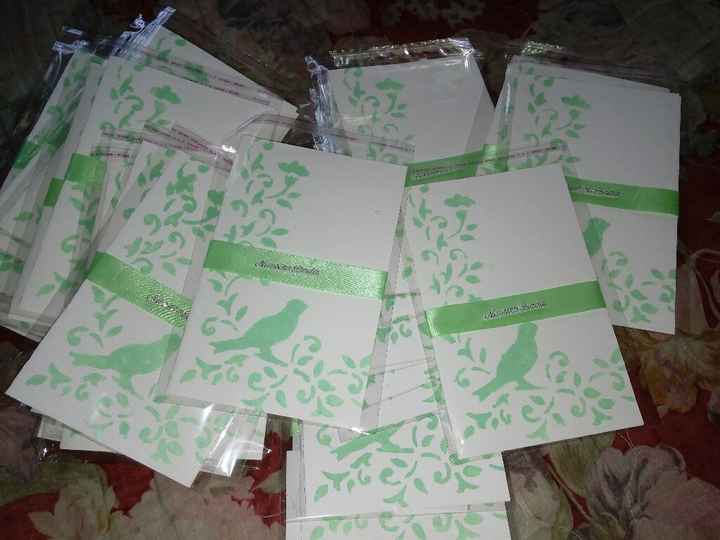 Miren como quedaron mis invitaciones - 2
