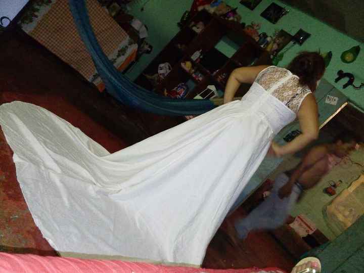 Mi segundo vestido casi listo - 2