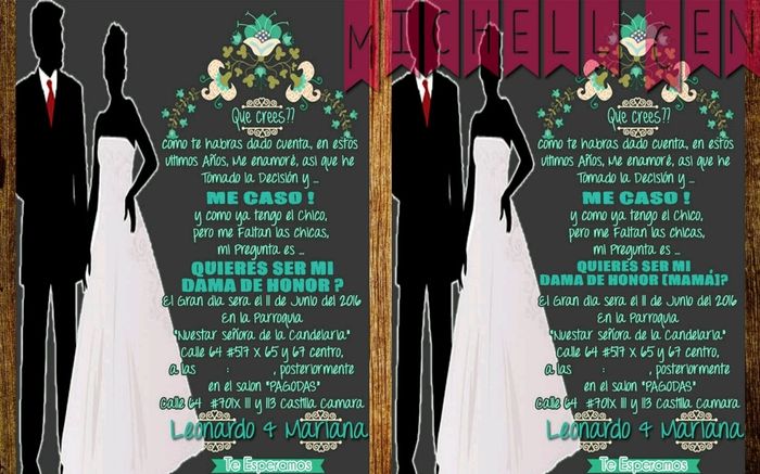 Invitaciones de damas y algo mas.... - 2