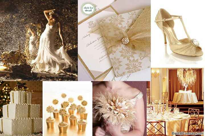 Decoracion de boda en dorado - 5