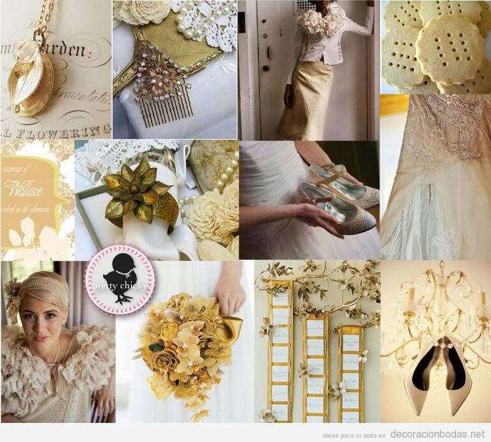 Decoracion de boda en dorado - 4