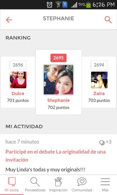 En que # del ranking se encuentran? - 1