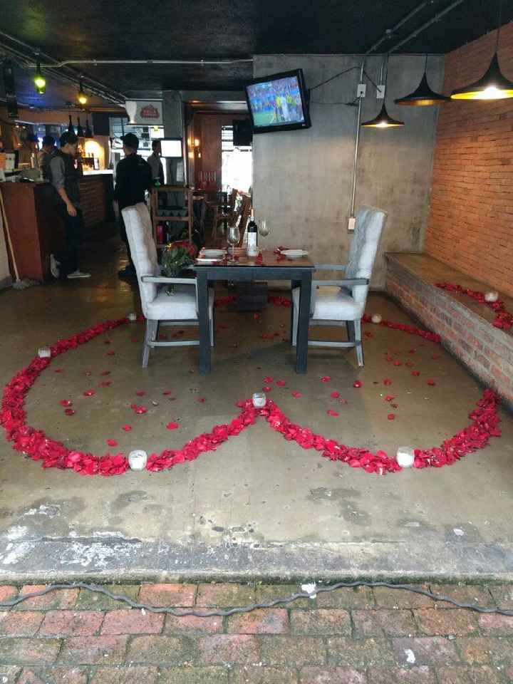 ¿Cómo te pidió que te casaras con él? - 1