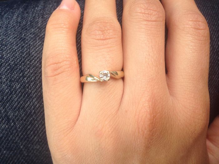 Anillo de compromiso, joyitas - 1