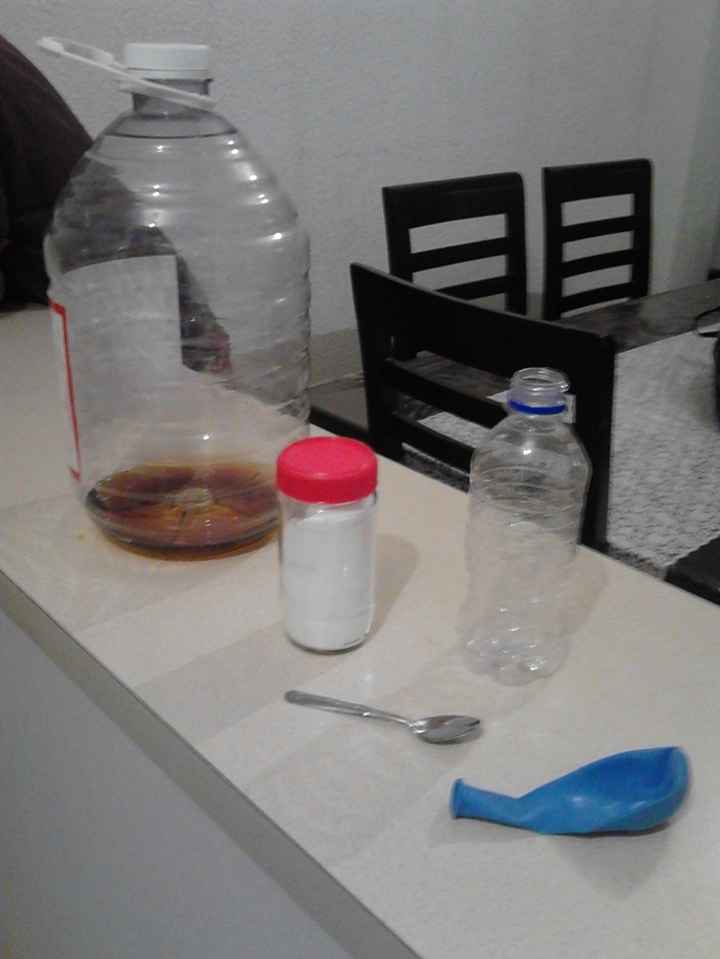 preparando materiales