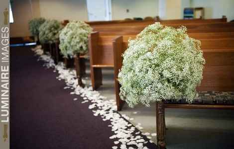 arreglo entrada y atras de los novios