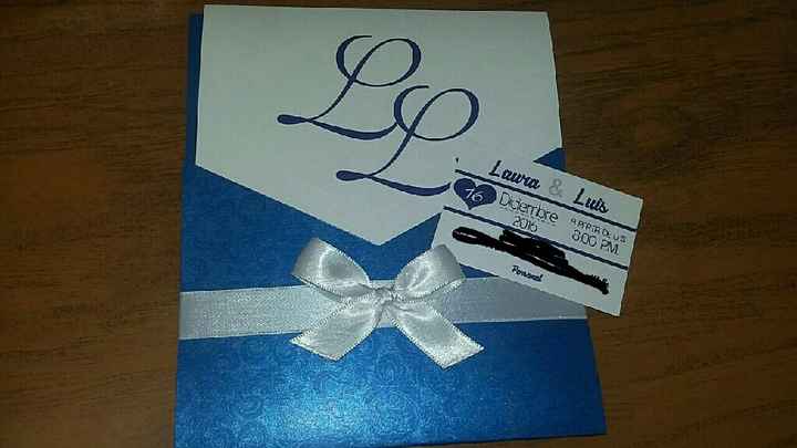 Mis invitaciones.. las ameee! y las amo - 1