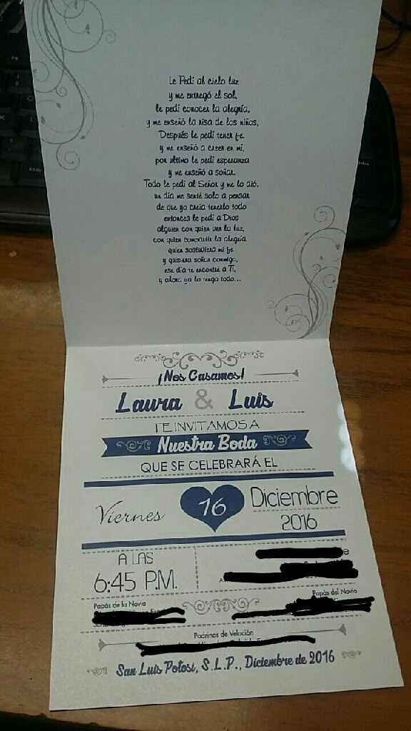 Mis invitaciones.. las ameee! y las amo - 2