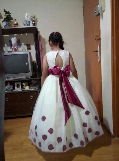 Vestido de la niña de flores - 1