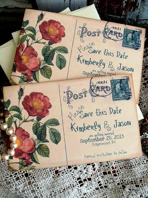 Invitaciones vintage 1