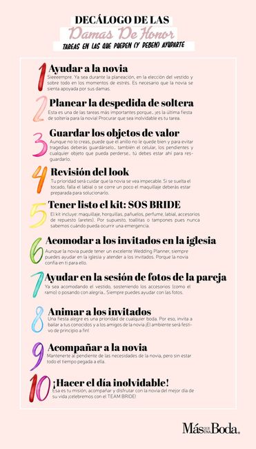 Mensaje y reglas para damas 1