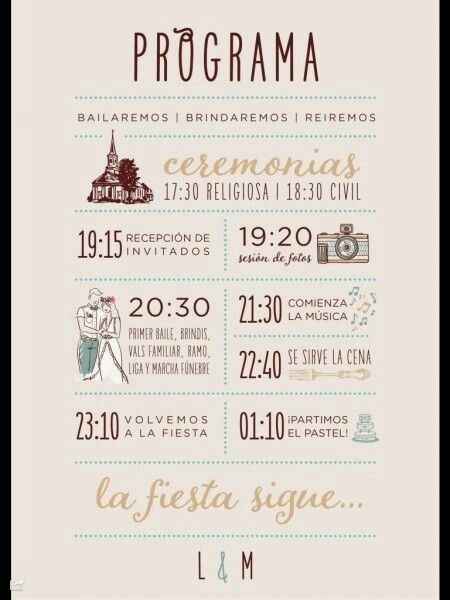 Programa de la fiesta 2