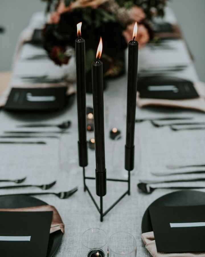 Centros de mesa estilo gótico 8