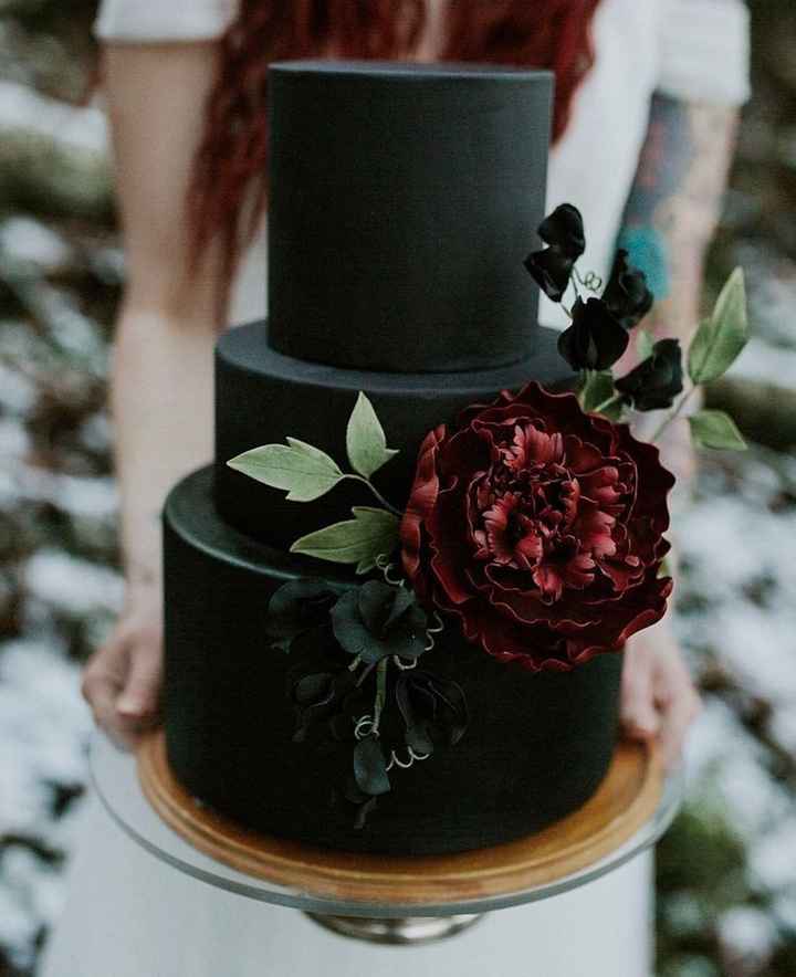 Pasteles en color negro 8