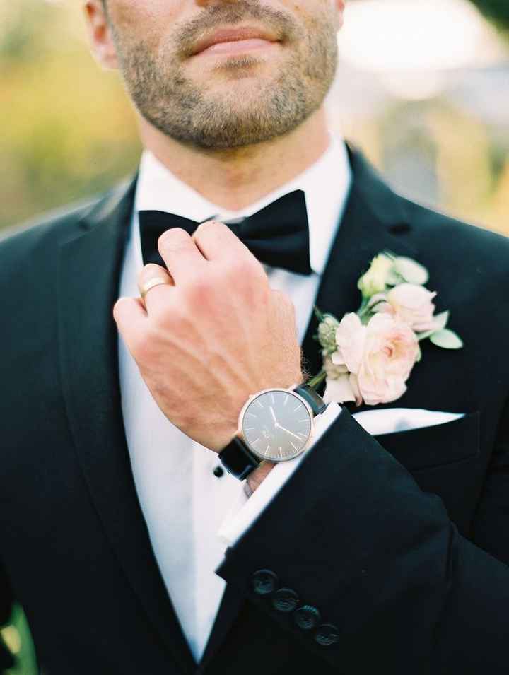 Relojes para el novio en colores oscuros 1