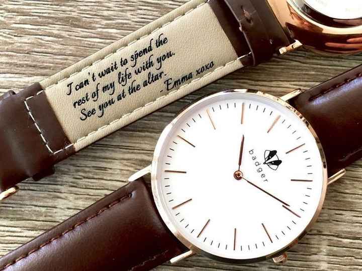 Relojes para el novio en colores oscuros 7