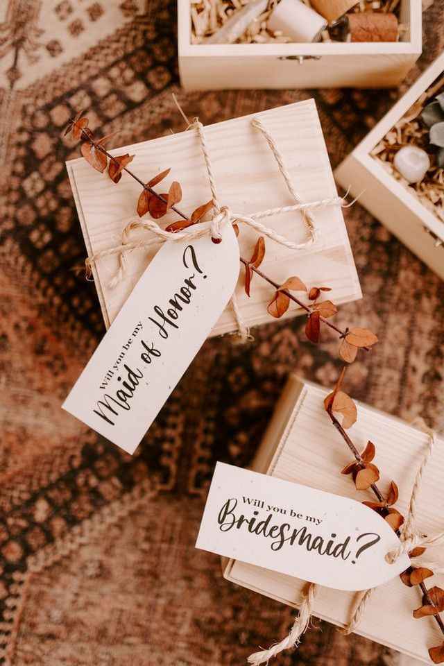 Invitaciones para las Bridemaids y padrinos - 1