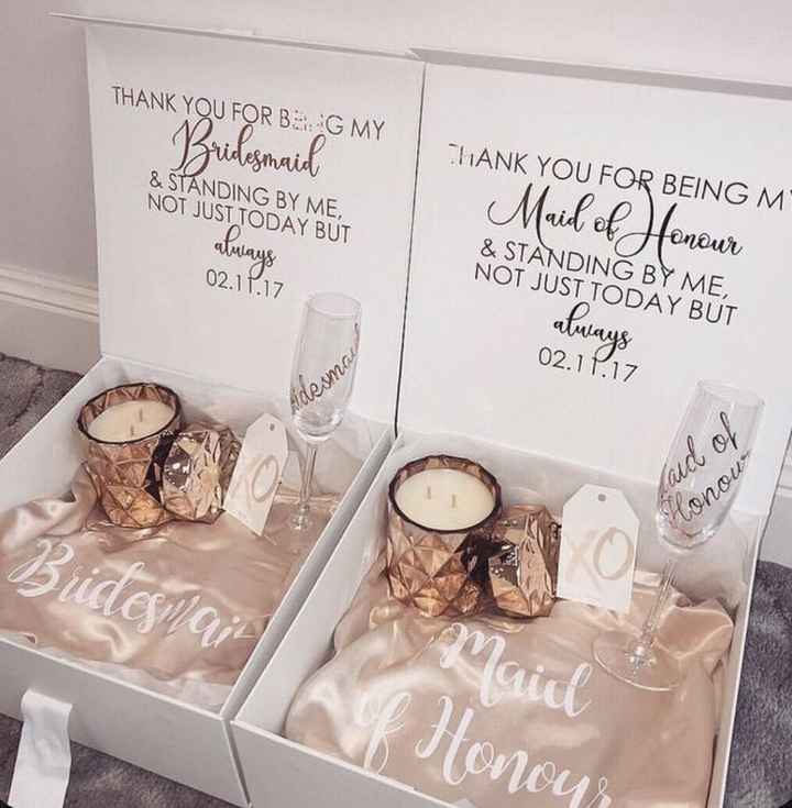 Invitaciones para las Bridemaids y padrinos - 2