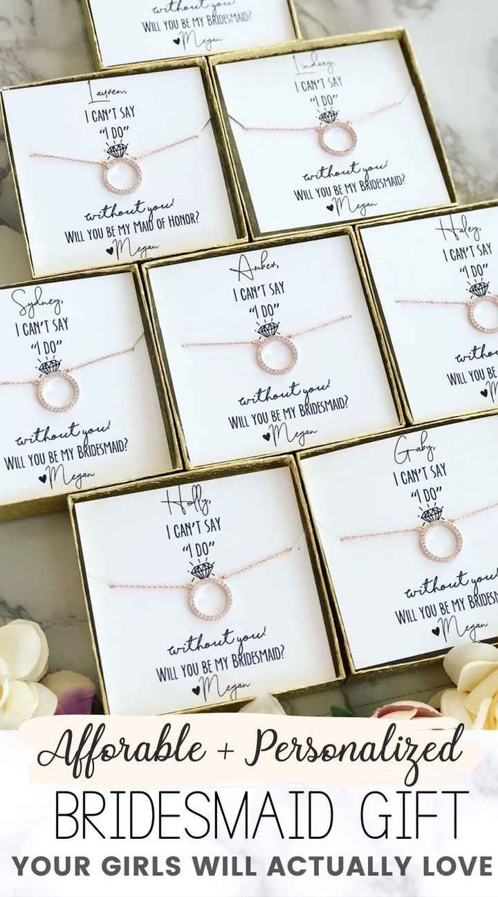 Invitaciones para las Bridemaids y padrinos - 5