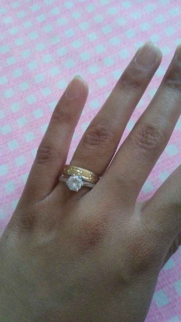 ¿cómo es su anillo de compromiso? - 1