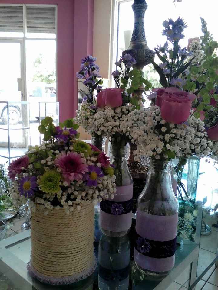 Centros de mesa diy - 1