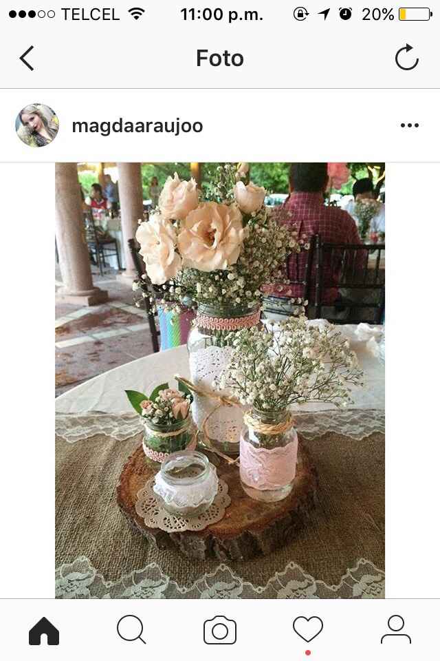 Centros de mesa diy - 4