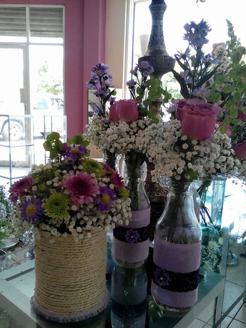 Centros de mesa diy - 1