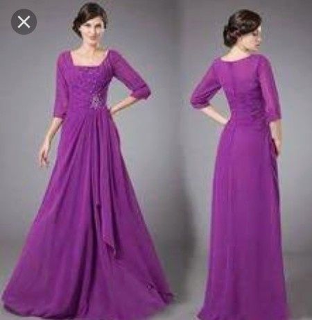 Vestidos para mamá!! Color morado 💜 7
