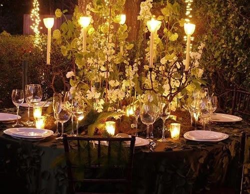 Bodas de Pelicula Crepusculo Decoración Floral 3