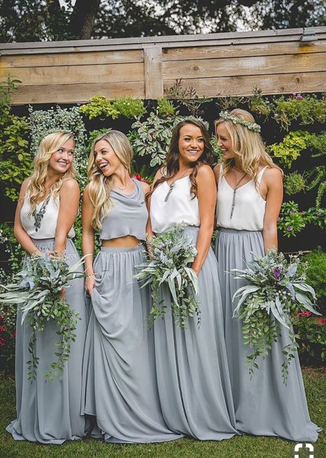 Colores de vestidos para las damas de honor🌸🌼 - 1