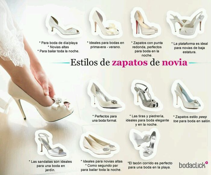 Estilos de zapatos  de Novia - 1