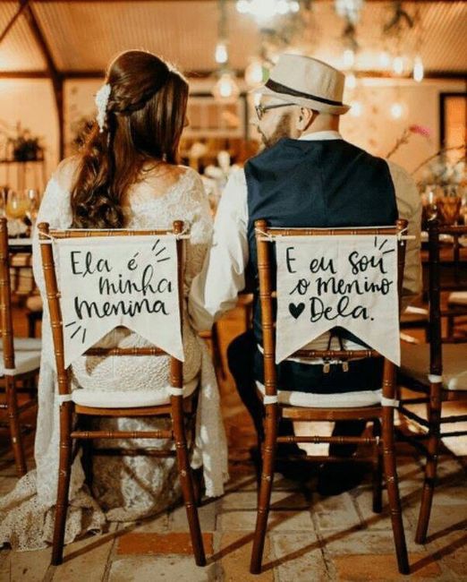 Ideas para las sillas de los novios - 6