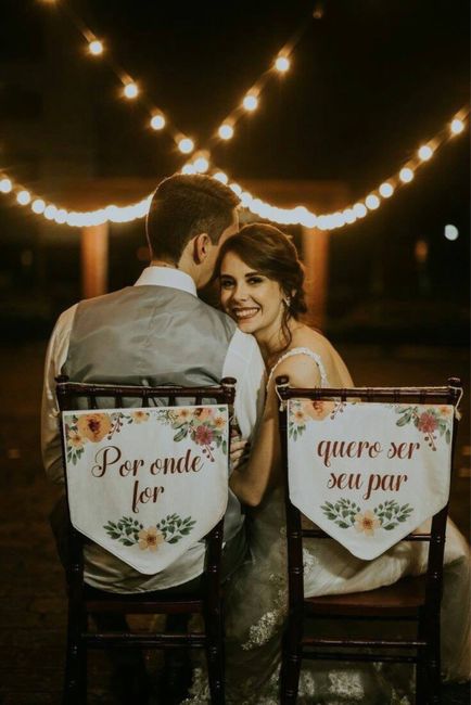 Ideas para las sillas de los novios - 9