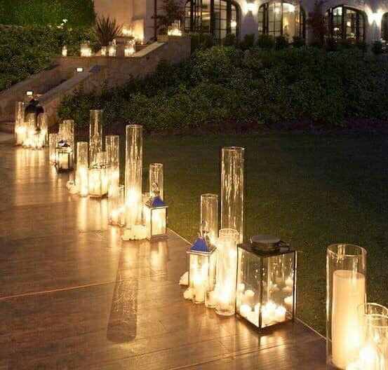 Románticas ideas con velas - 8