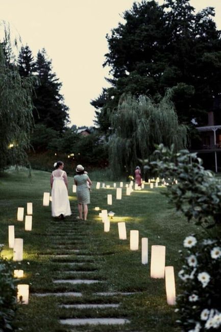 Románticas ideas con velas - 9