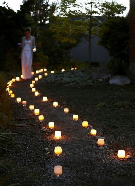 Románticas ideas con velas - 10