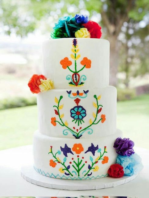 Pasteles para boda temática mexicana - 1